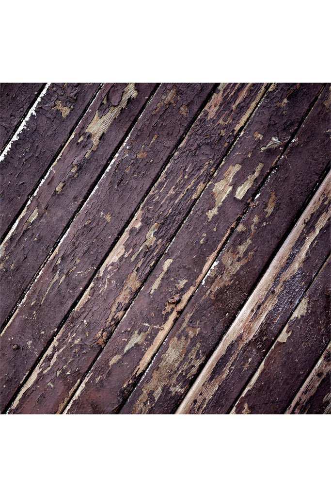 רקע לצילום על מגנט מרובע (103) - משטח עץ חום אלכסון מתקלף