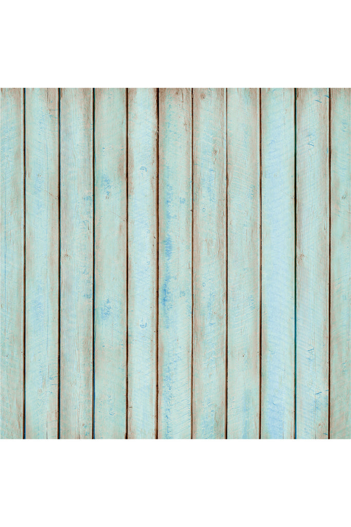 רקע לצילום על מגנט מרובע (62) - קורות עץ בצבע תכלת משופשף