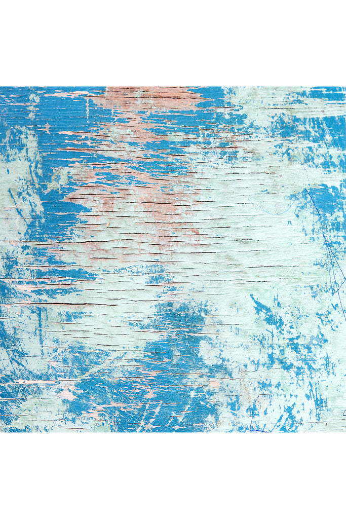 רקע לצילום על מגנט מרובע (156) - משטח עץ כחול לבן עם חריצים