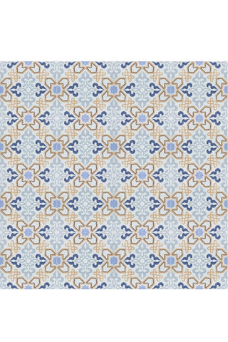 רקע לצילום על מגנט מרובע (234) - רצפת אריחים תכלת כחול