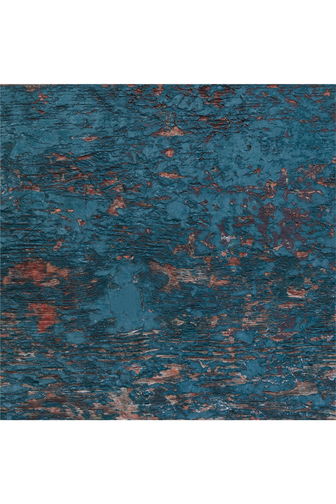 רקע לצילום על מגנט מרובע (259) - משטח עץ כחול מעושן מתקלף