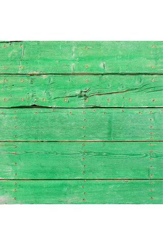 רקע לצילום על מגנט מרובע (281) - קורות עץ ירוק מחורר