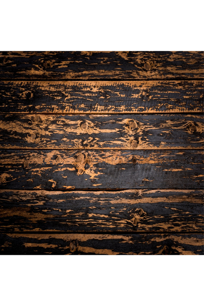 רקע לצילום על מגנט מרובע (370) - עץ בצבע שחור מתקלף