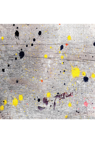 רקע לצילום על מגנט מרובע (392) - משטח עץ אפור עם כתמי צבע