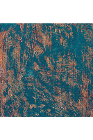 רקע לצילום על מגנט מרובע (396) - משטח צבע טורקיז עם חלודה