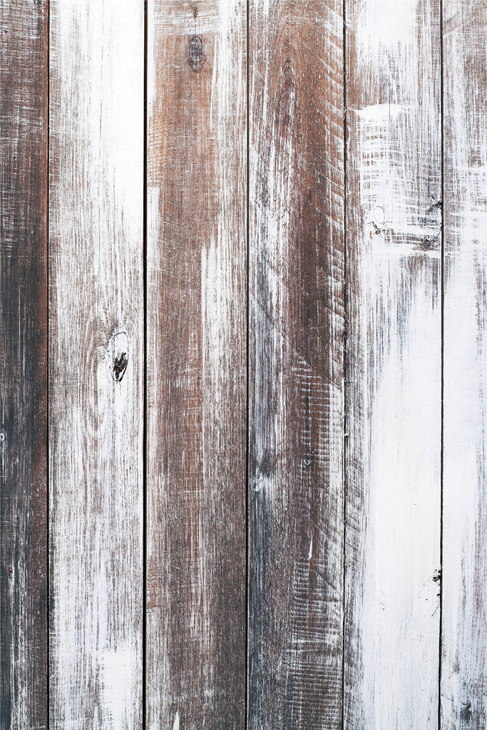 רקע לצילום על מגנט מלבני 100*60 - קורות עץ חום וצבע לבן