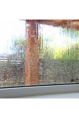 רקע לצילום על מגנט מרובע (36) - חלון עם טיפות  גשם