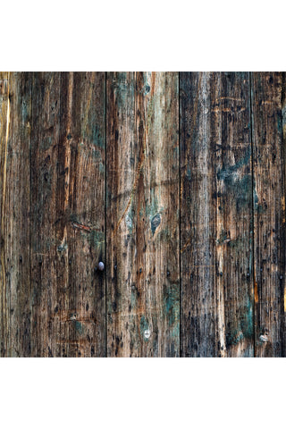 רקע לצילום על מגנט מרובע (93) - קורות עץ צבע טורקיז